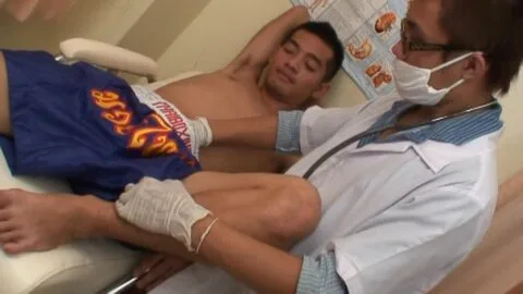 perverted doctor using anal probing device