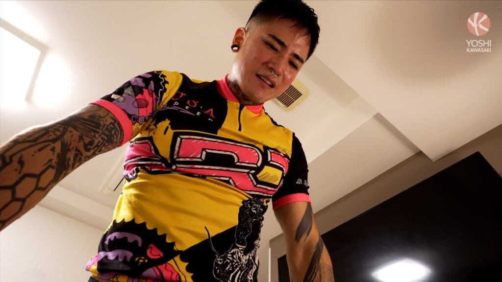 gay Asian fetish porn star Yoshi Kawasaki